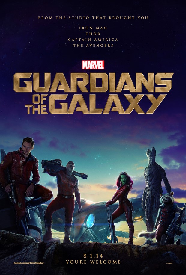Guardiani della Galassia il primo poster